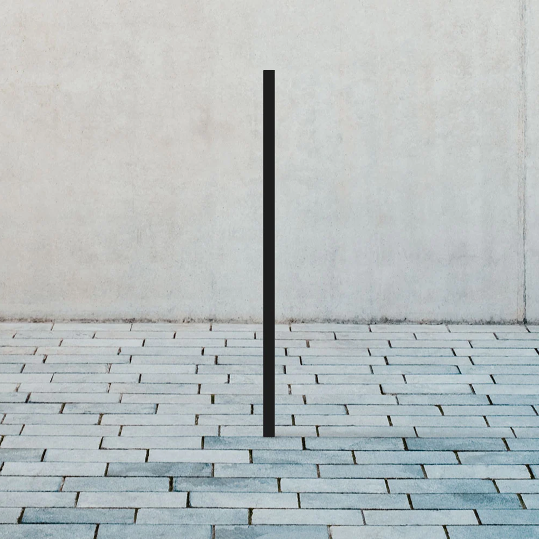 2-1/2" Square Aluminum Tubing Post