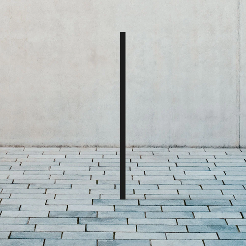 2-1/2" Square Aluminum Tubing Post