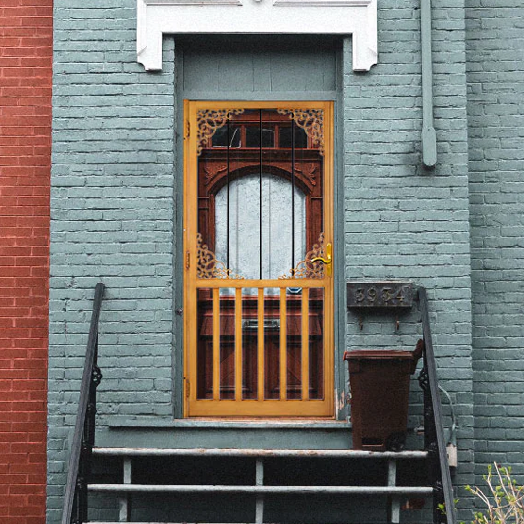 720A Laser Cut Security Storm Door