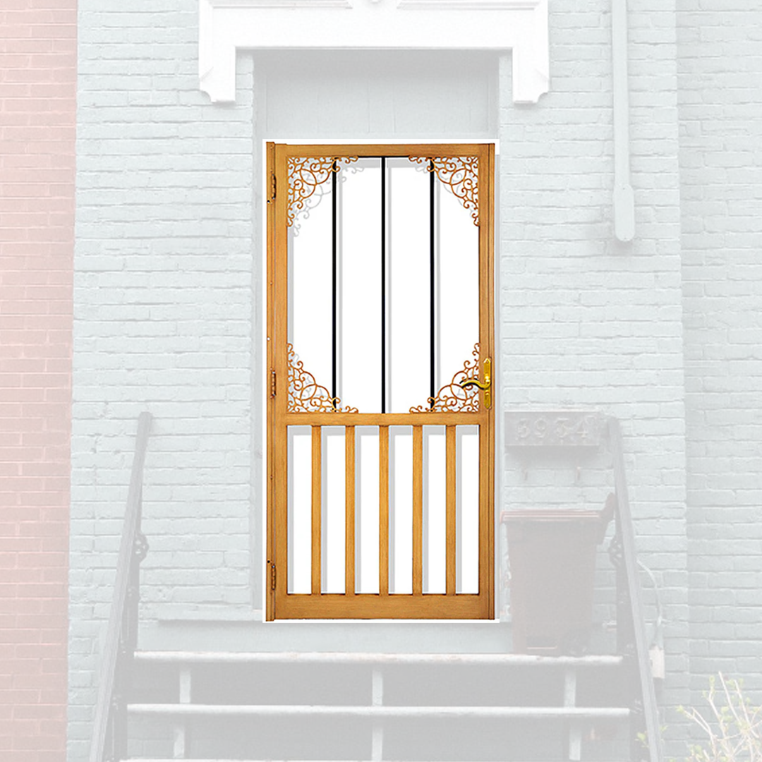 720A Laser Cut Security Storm Door