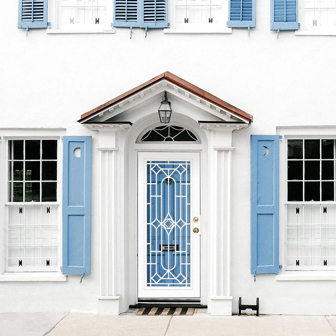 Sheraton Laser Cut Security Storm Door