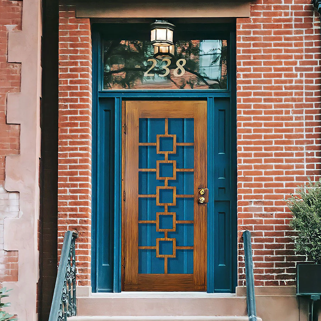 Craftsman Laser Cut Security Storm Door