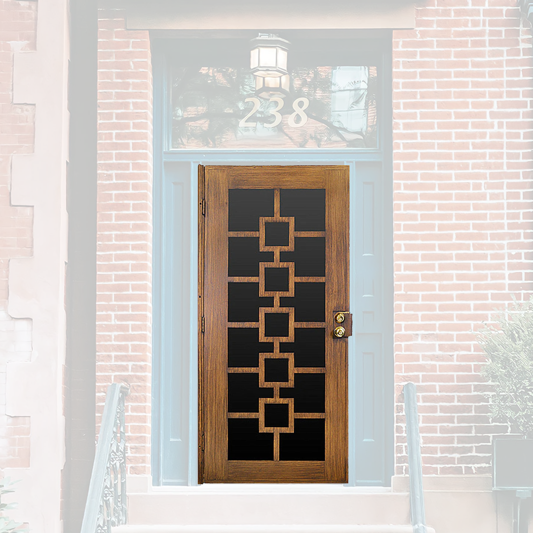Craftsman Laser Cut Security Storm Door