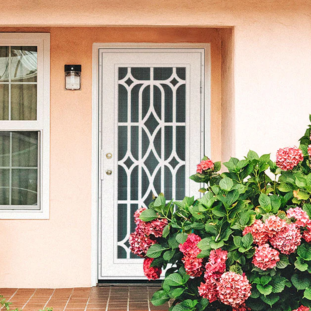 Essex Laser Cut Security Storm Door