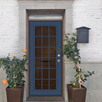 French Laser Cut Security Storm Door